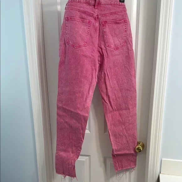GAP - CHEEKY STRAIGHT HIGH RISE - Women's Jeans - Size 29 / 8 Tall - Pink! - Picture 4 of 14